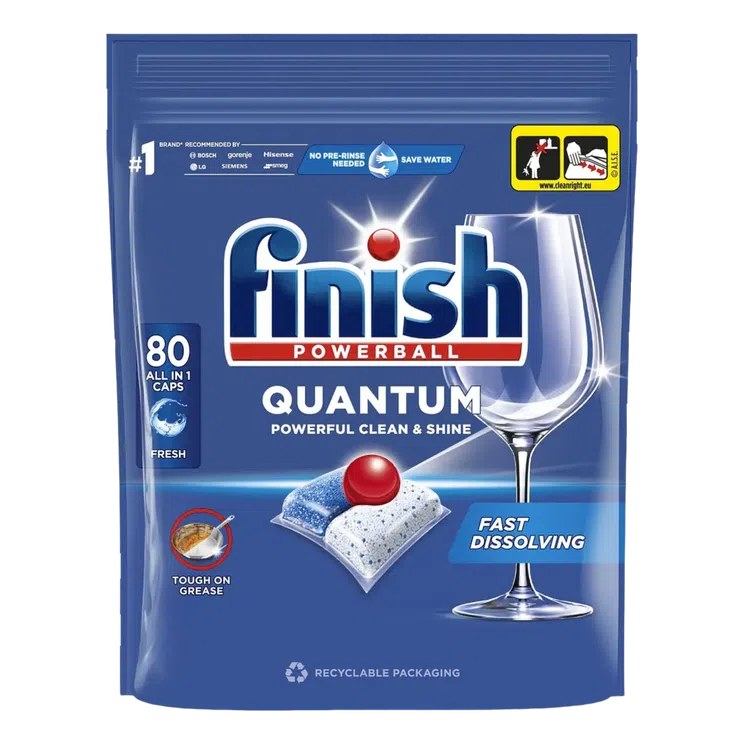 Finish Quantum таблетки для посуды 80шт