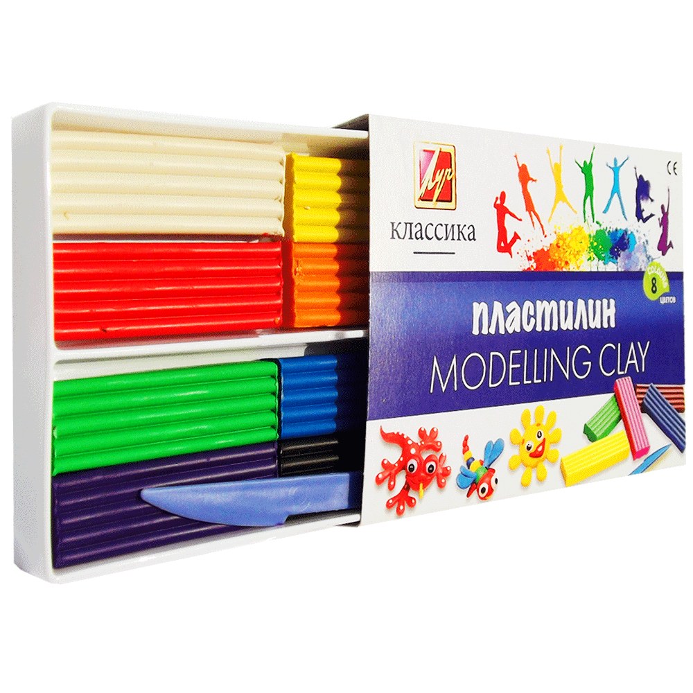 Shams Пластилин 8цветов
