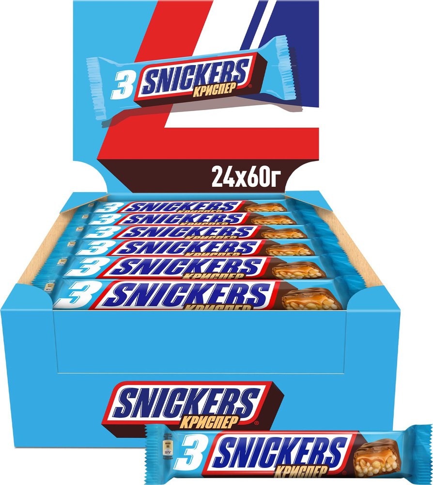 Snickers Криспер 60гр