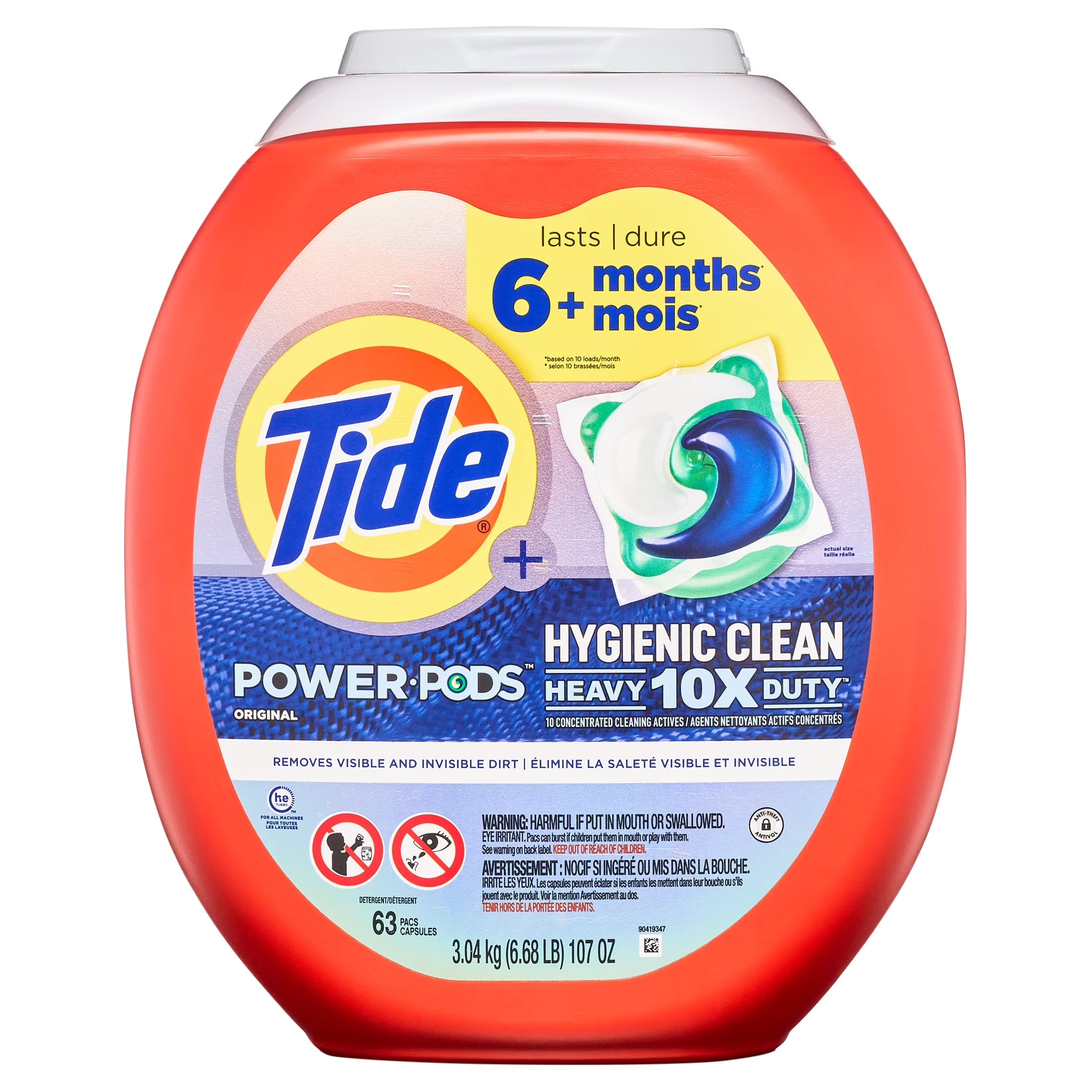 TIde Power pods Hygienic clean 63шт