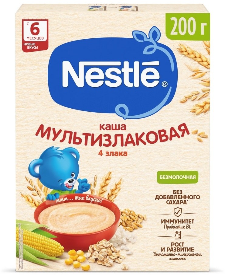 Nestle Каша без молока в ассор. 200 гр