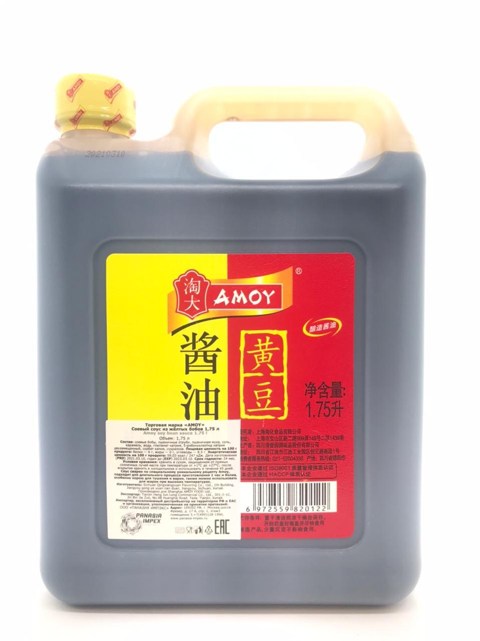 Amoy соевый соус 1,75л