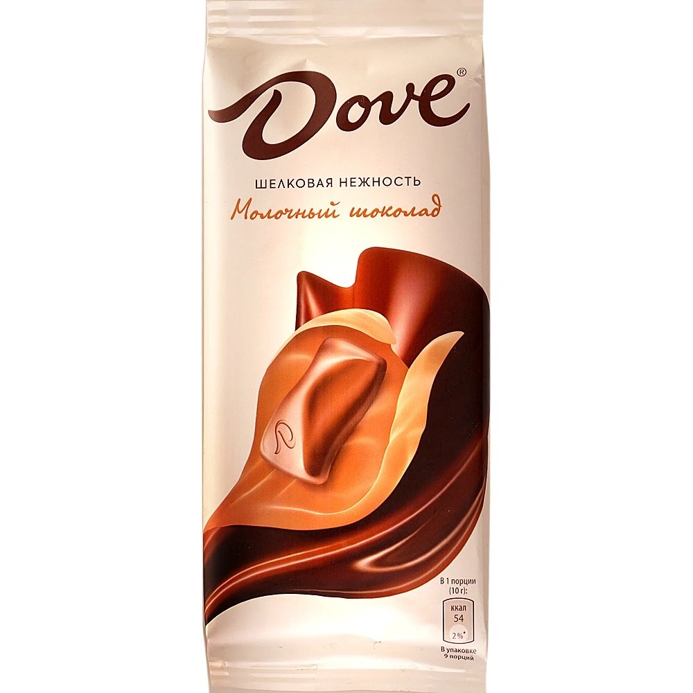 Dove плит. шоколад 90гр