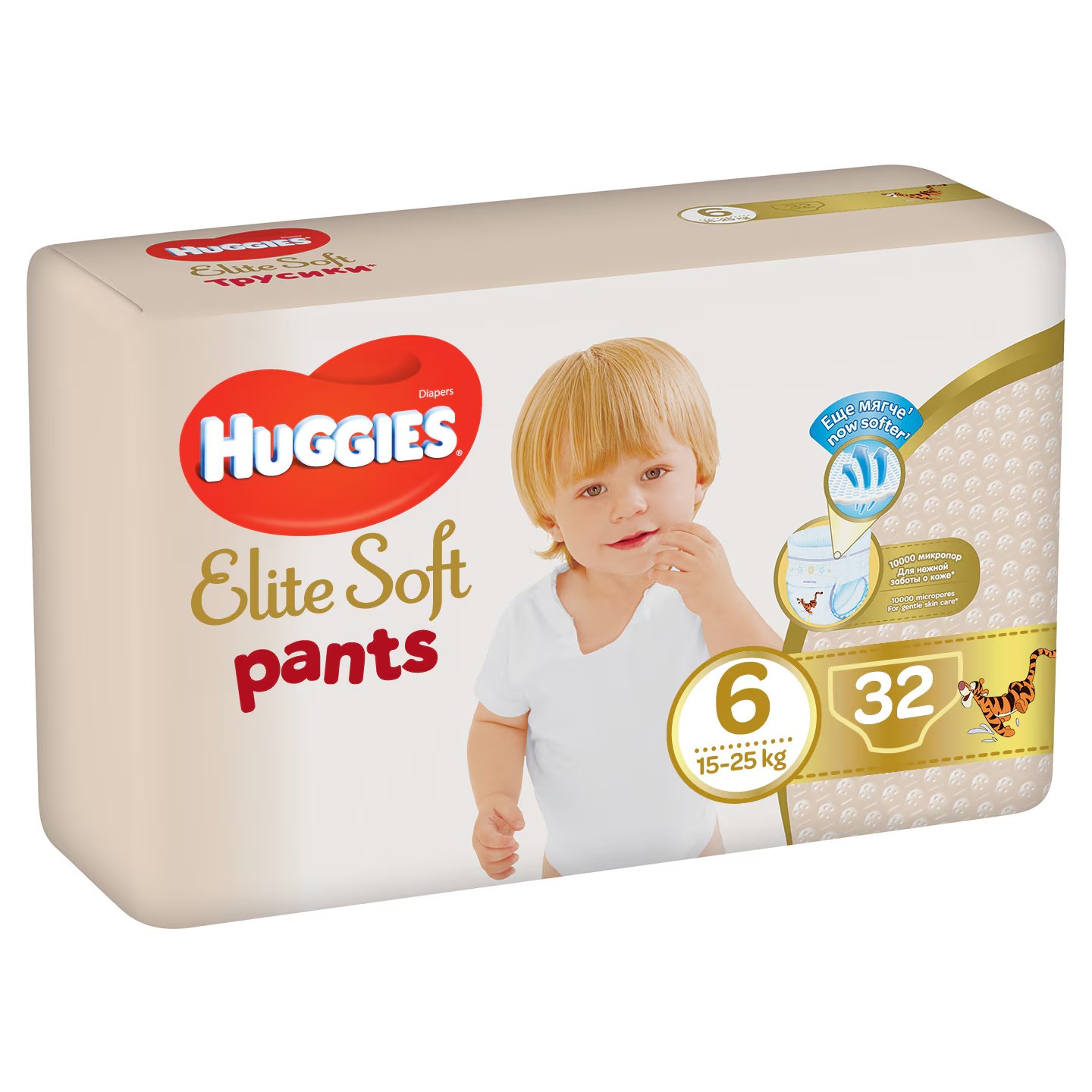 Huggies Elite Soft Pants 6 mega 32шт