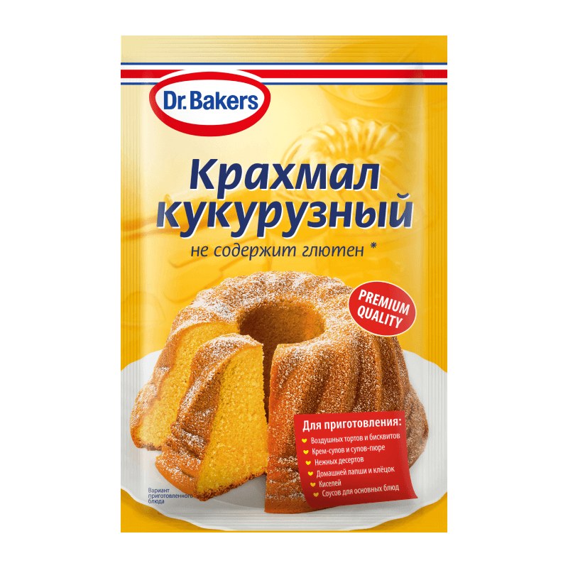 Dr. Bakers Крахмал Кукурузный 100гр