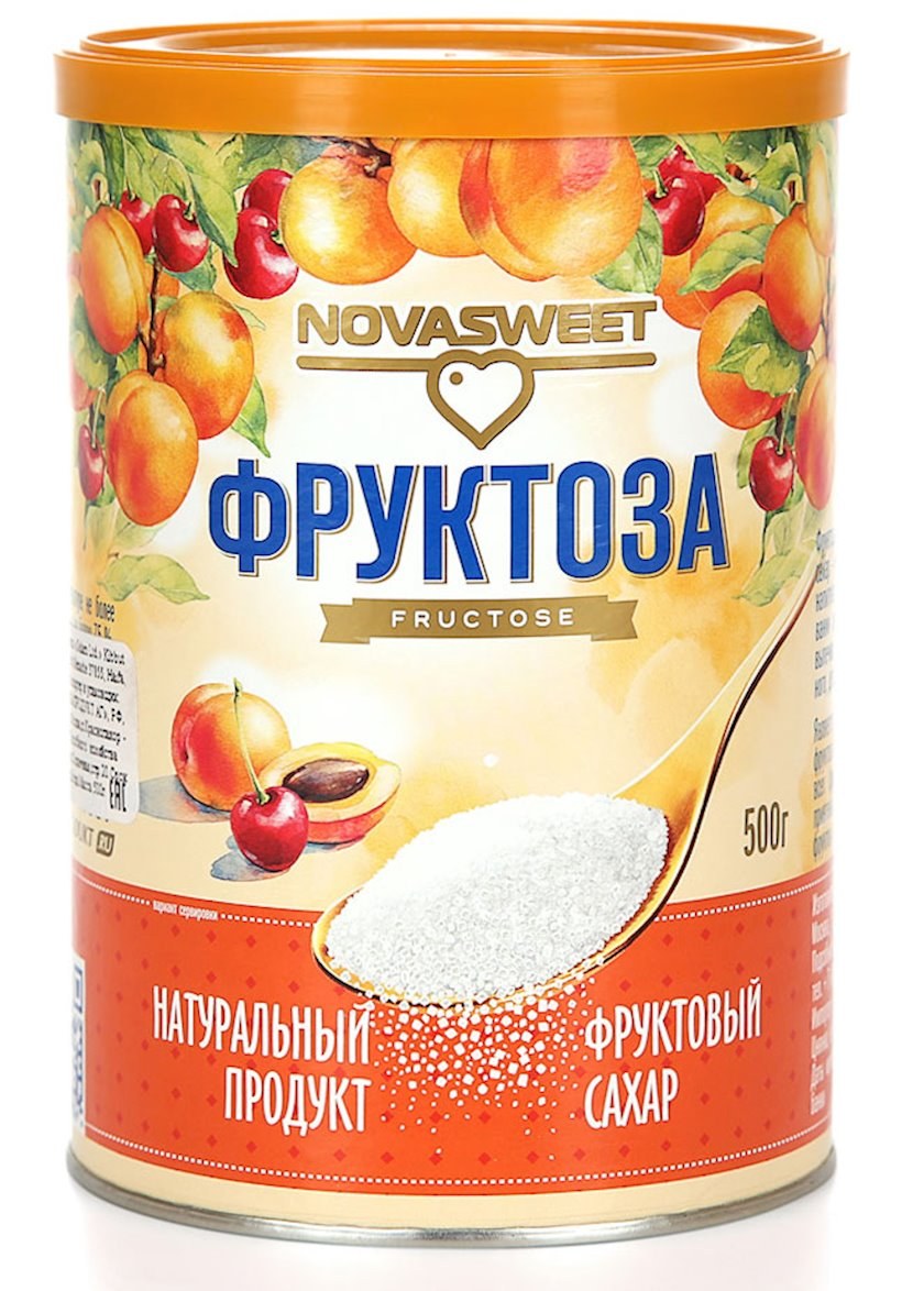 Novasweet Фруктоза фрук. сахар 500гр