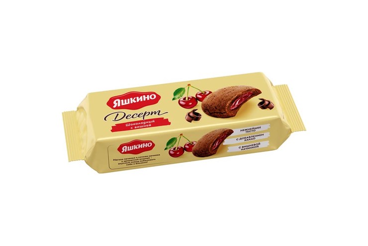 Яшкино Десерт с шоко. вишней 165гр