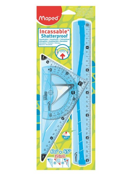Maped Линейка Транспортир 1шт