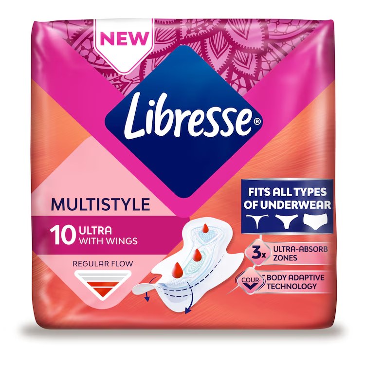 Libresse Ultra 10 with wings regular flow 4511001 4511814
