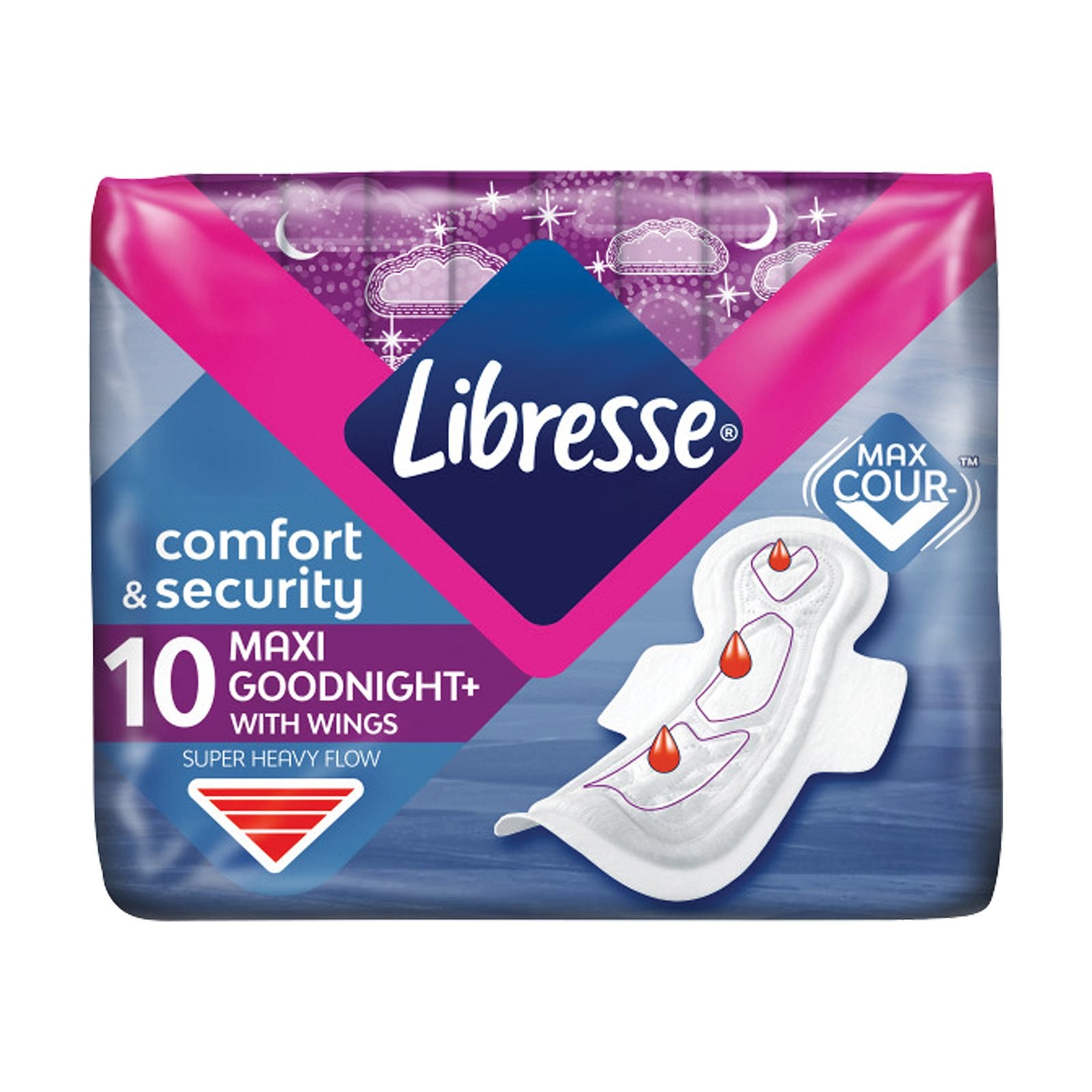 Libresse Maxi 2x10 goodnight super heavy flow 4513011