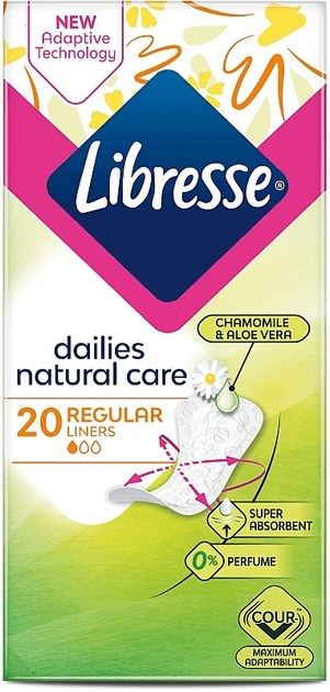 Libresse Dailies Natural Care 20 regular liners 4514002