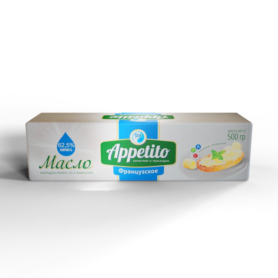 Appetito Альпийское слив. масло 82,5% 500гр