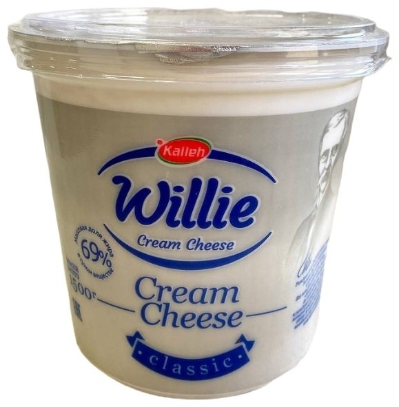 Willie cream cheese слив. сыр 1500гр