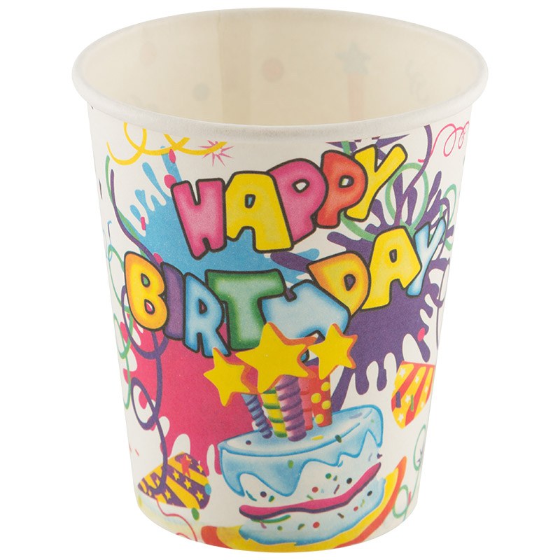 Happy Birthday Бум. Шапка 6шт
