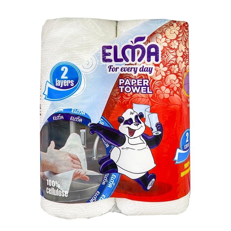 Elma бум. полотенце 2в1 2сл