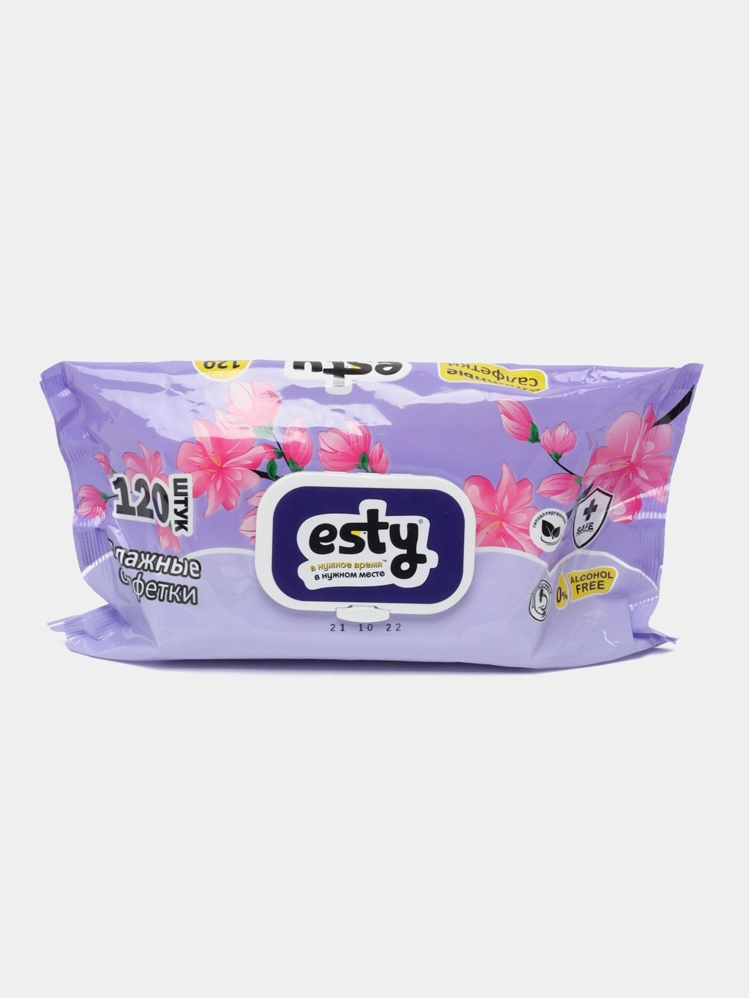 Esty ассорти вл салфетки 120шт