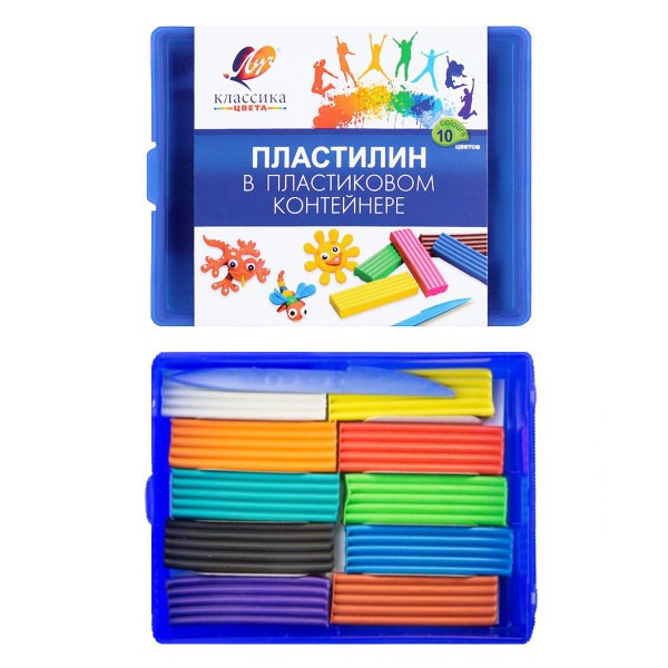 Пластилин Караван 10цвет