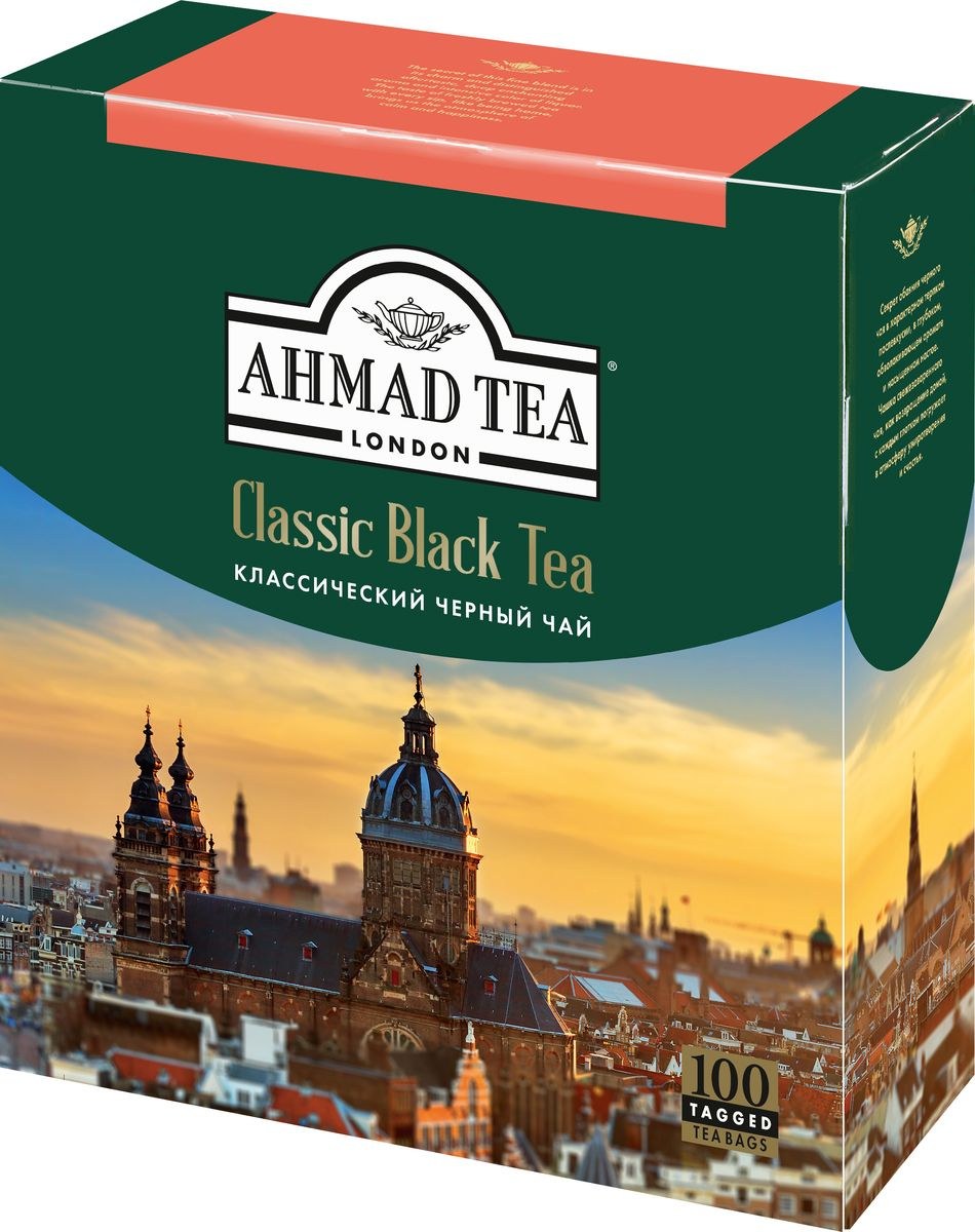 Ahmad Tea Чай 100 пакетов в ассортименте