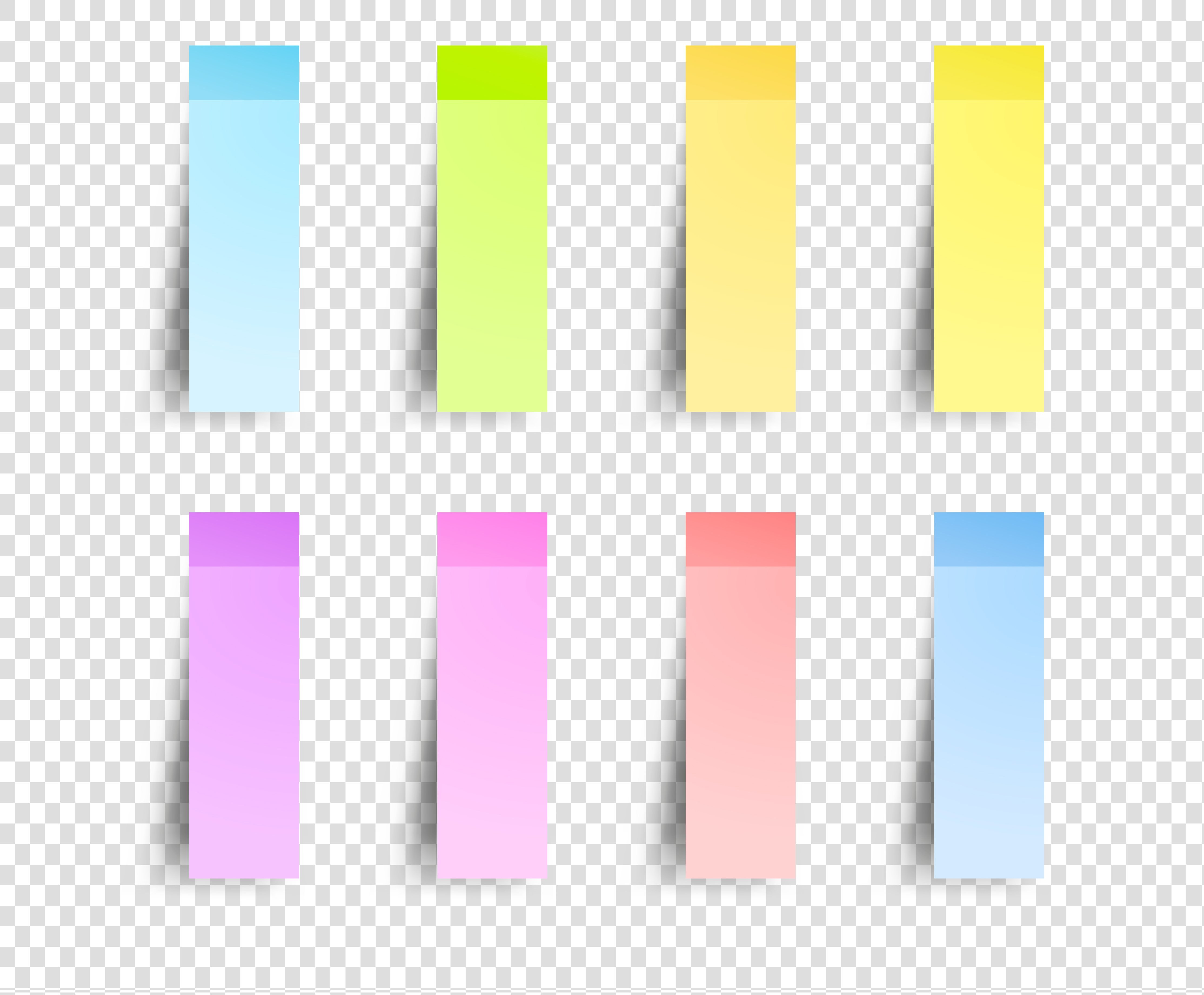 Sticky Notes стикеры полоски KST03