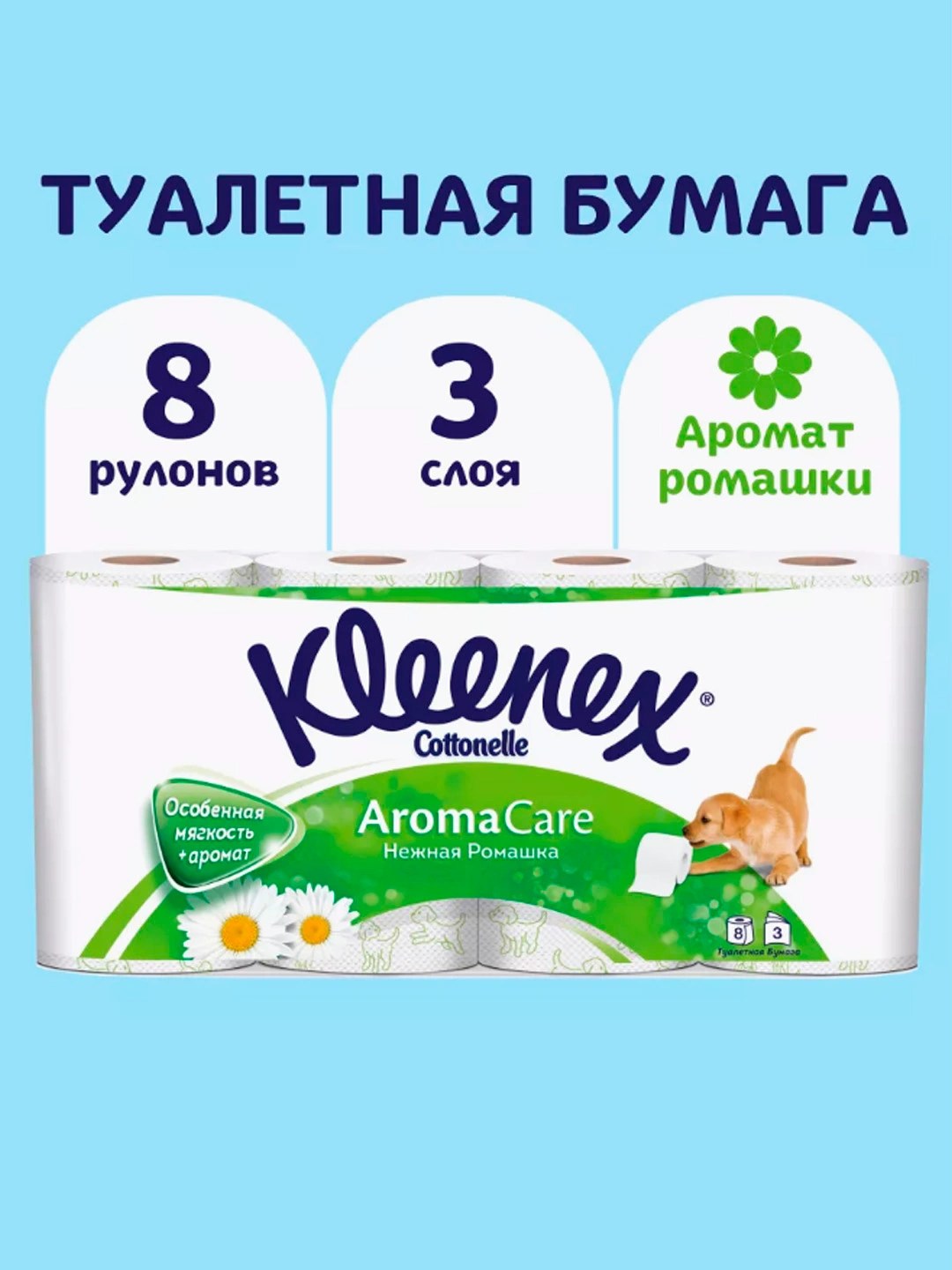 Т.Б. Kleenex Cot-le Aroma в ассор 8шт