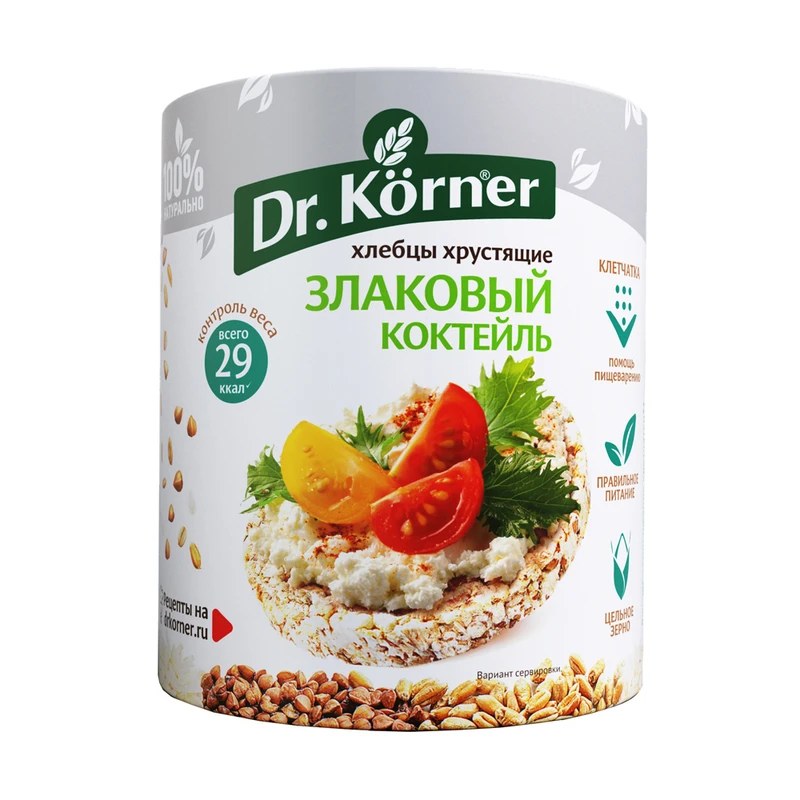 Dr. Körner хлебцы в ассор. 80/90/100гр