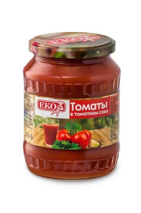 Эко Томаты в том. соке 680мл