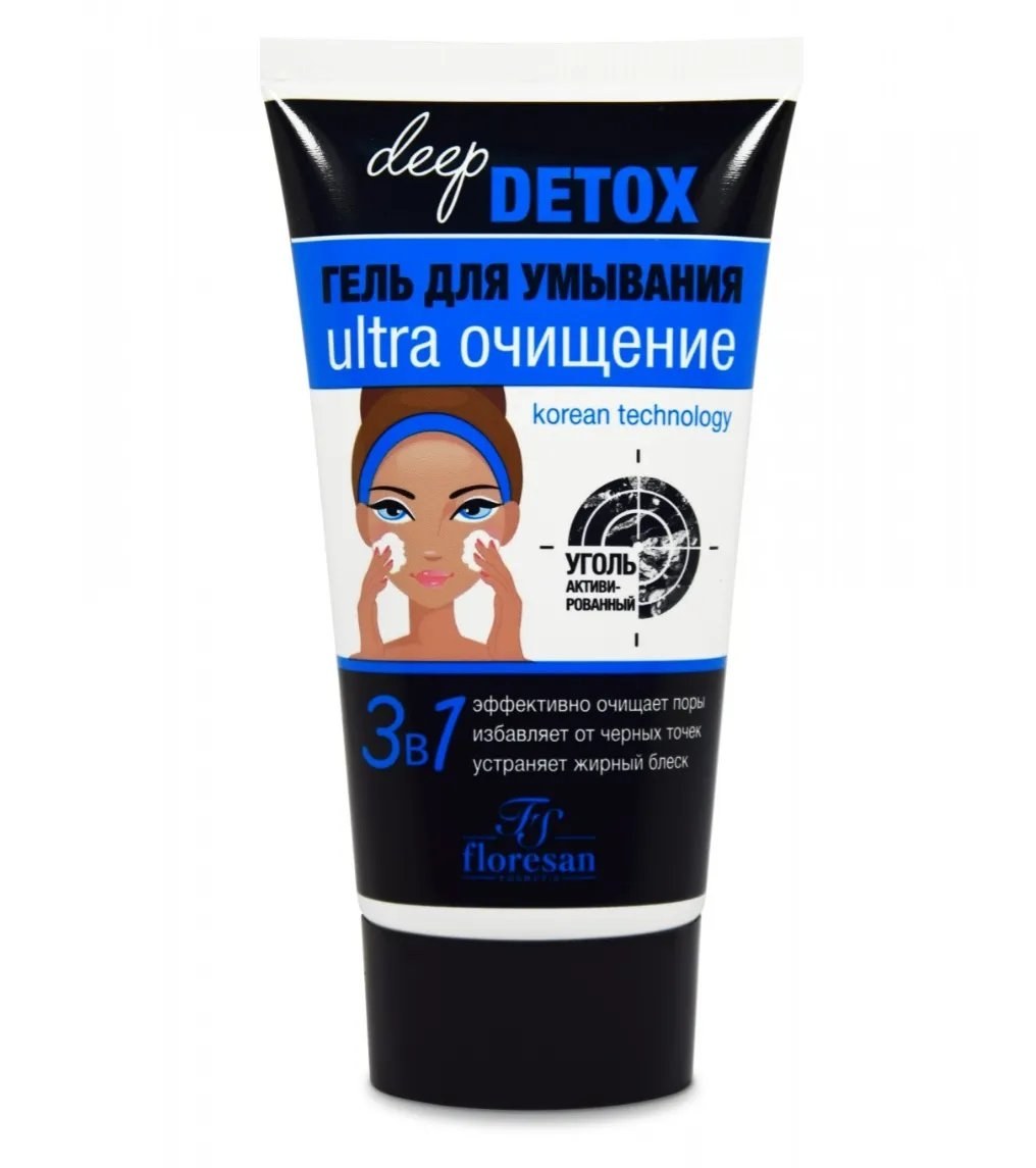 Floresan Deep Detox гель для умывания 150мл ф-15