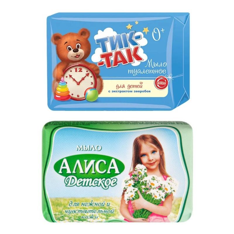Алиса Тик-так дет. мыло 150гр 0470 0447