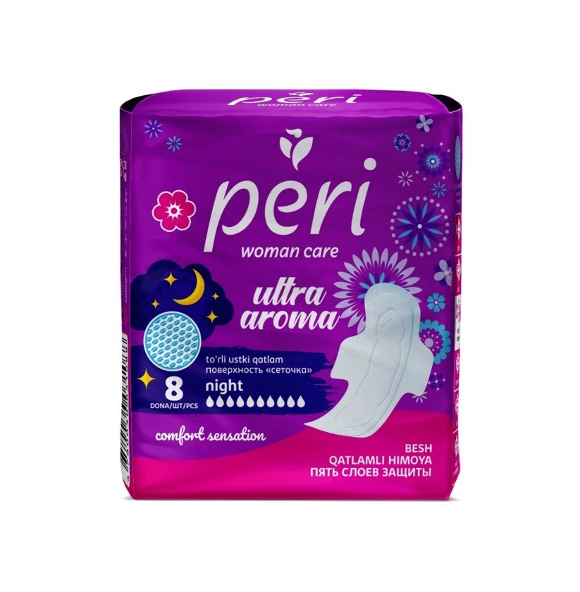 Peri Ultra Aroma Night 8шт