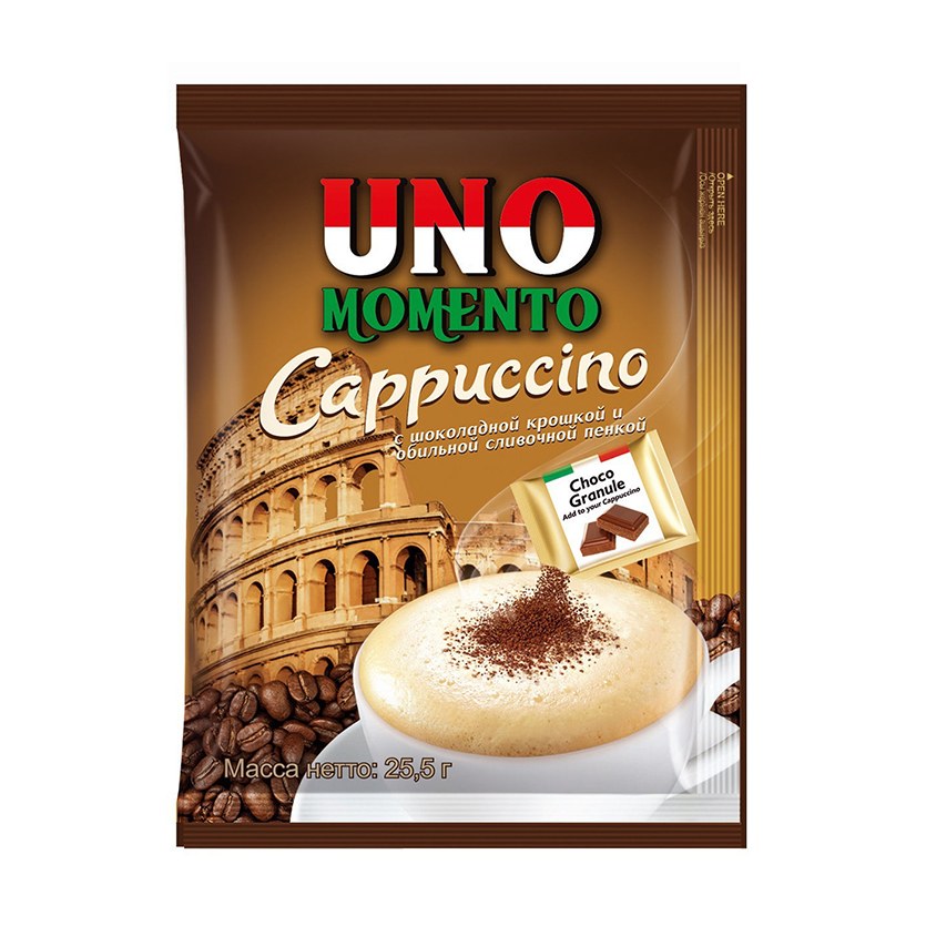 Uno Momento Cappuccino choco 25.5гр