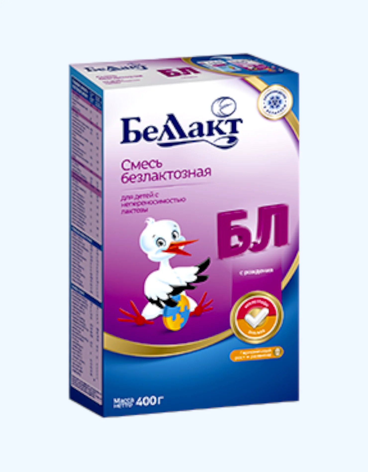 Беллакт БЛ безлактозная Молочная смесь 400 гр