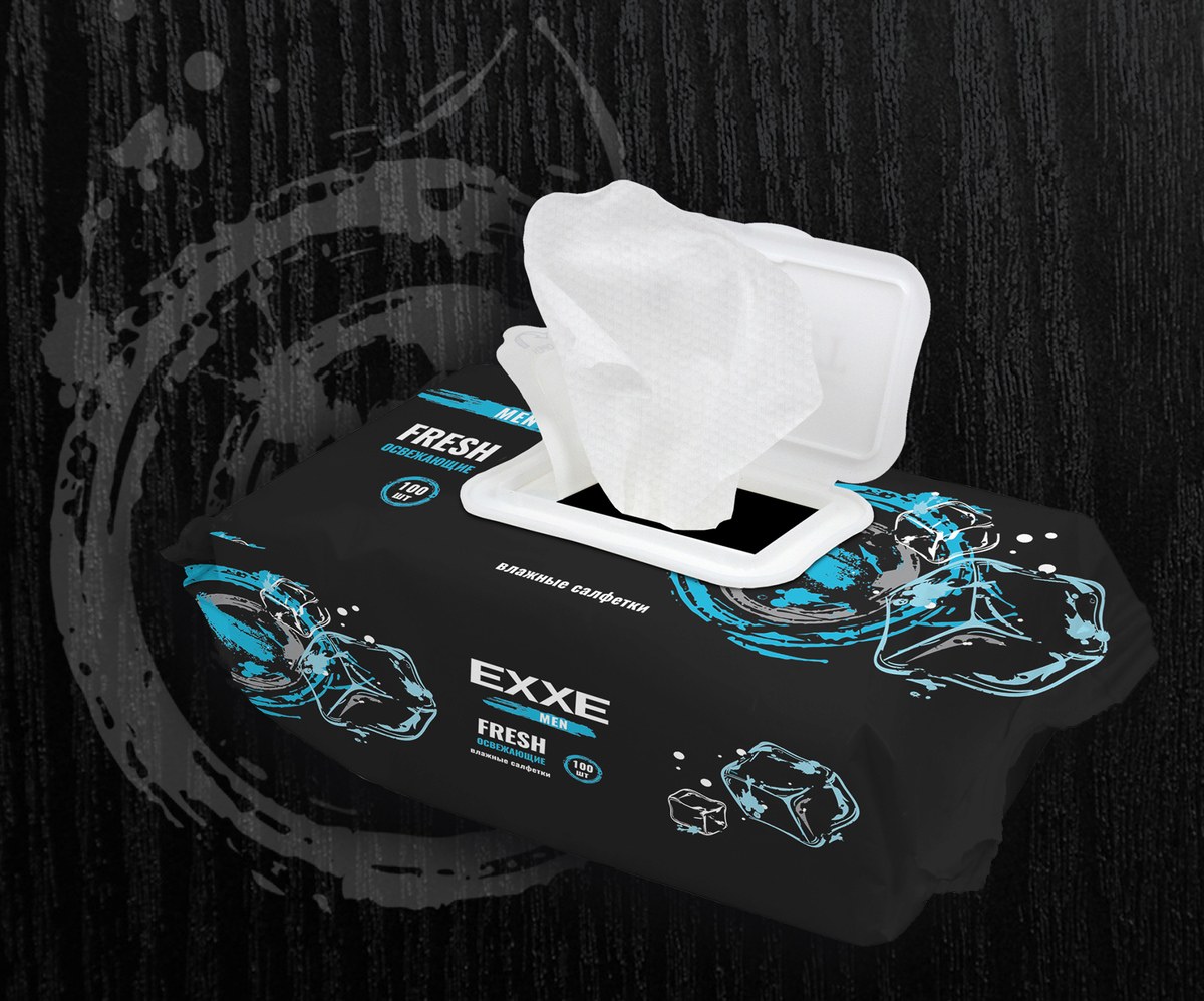 Men's Edge влаж. салфетки 48шт