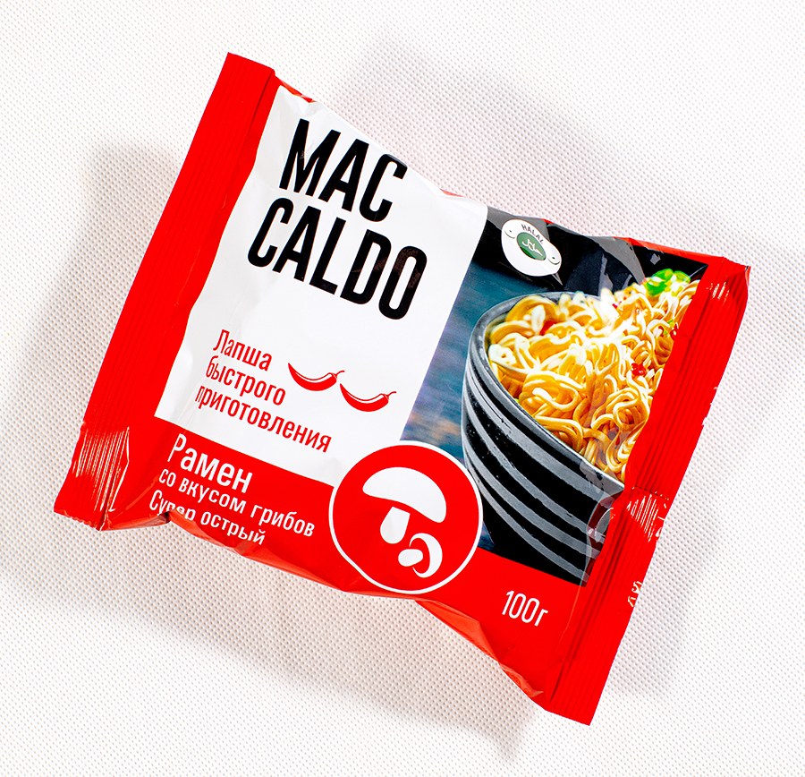 Mac Caldo Лапша БП Овощной вкус 90гр
