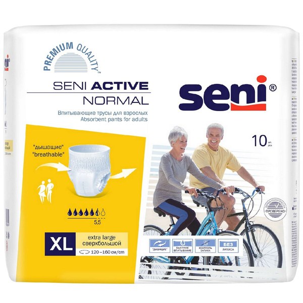 Seni Normal L подгузники для старших 10шт