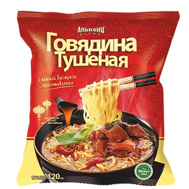 Алькони Лапша в ассор. 120гр