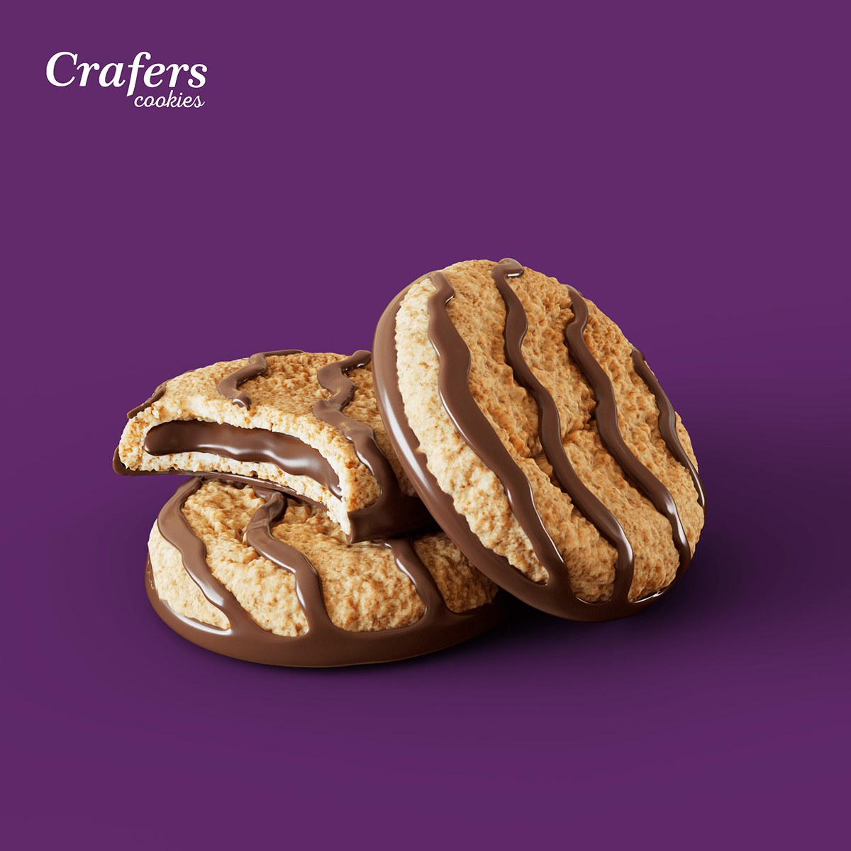 Crafers Oatmeal Cookies TV Box 800гр