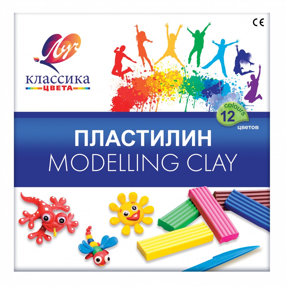 Луч Классика Пластилин 12шт