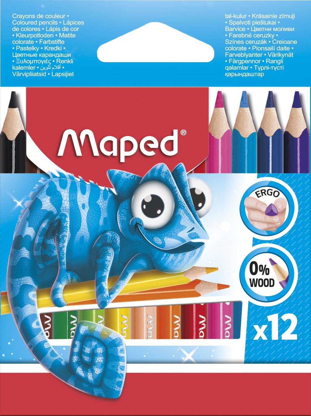 Maped Mini colorpeps карандаш 12шт