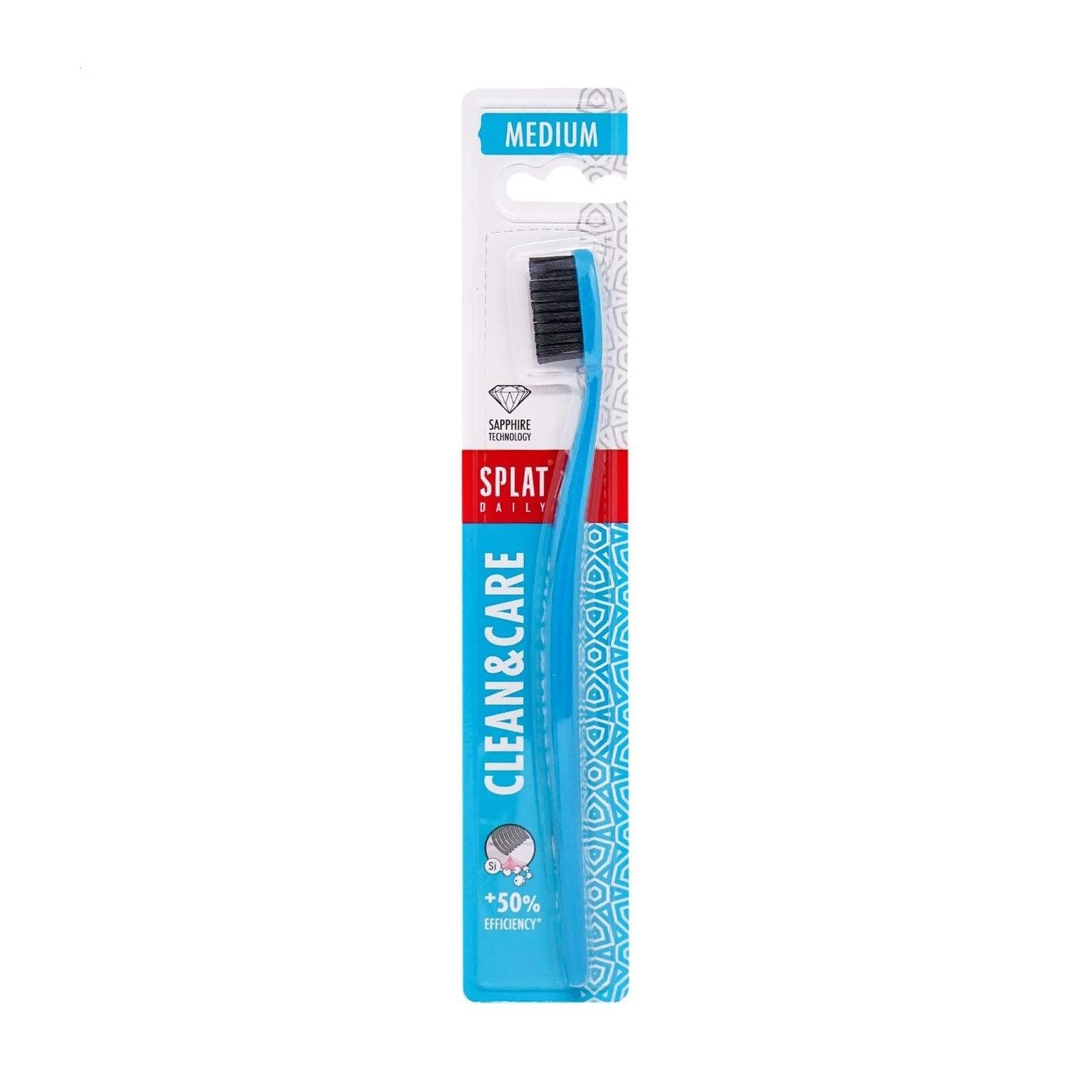 Splat Clean Care ЗЩ Сапфир медиум 1шт