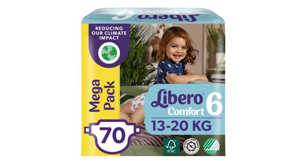 Libero Comfort 6 mega pack (jr) 68шт