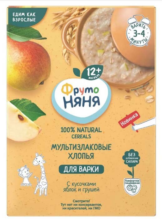 Фрутоняня М. каша 12+ в ассортименте 200 гр
