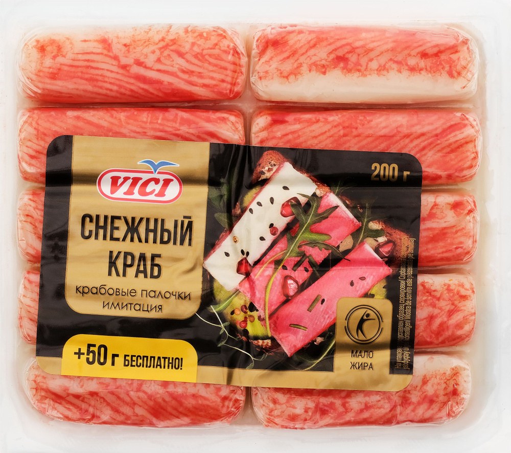 Vici Снежный Краб натур. краб. палочки 200гр