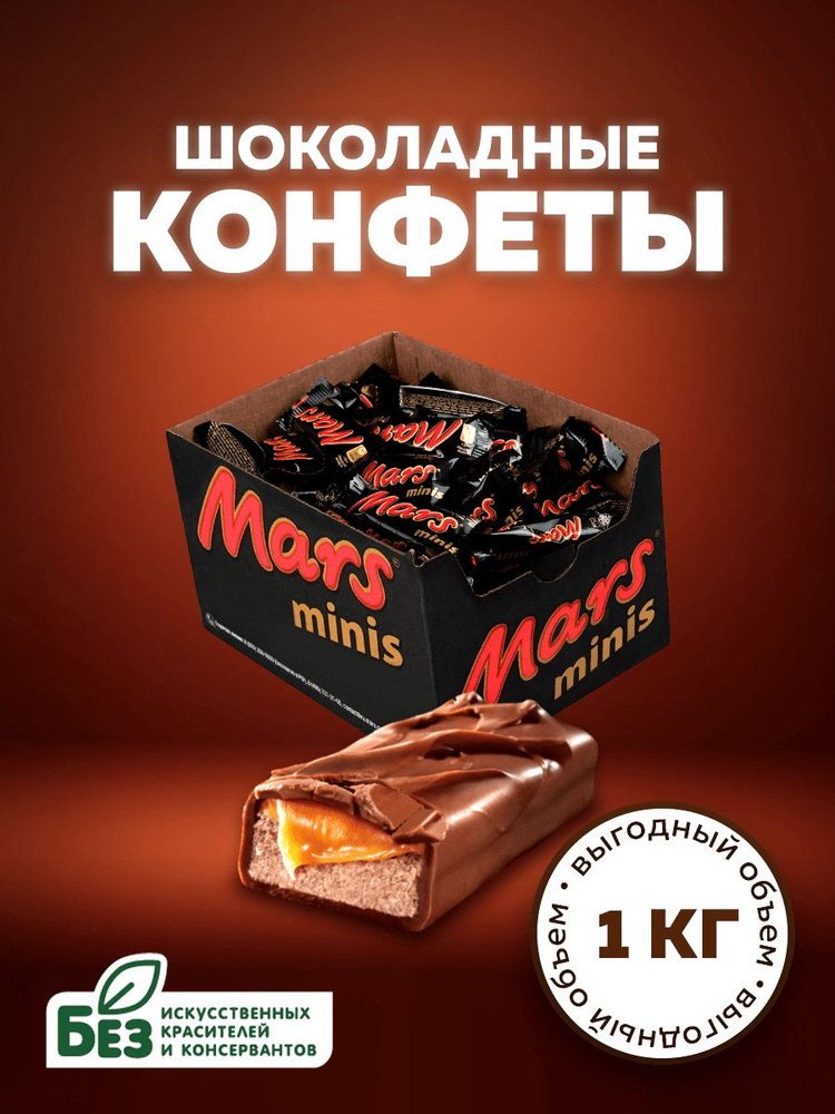 Mars шоко. конфеты Minis 1 кг