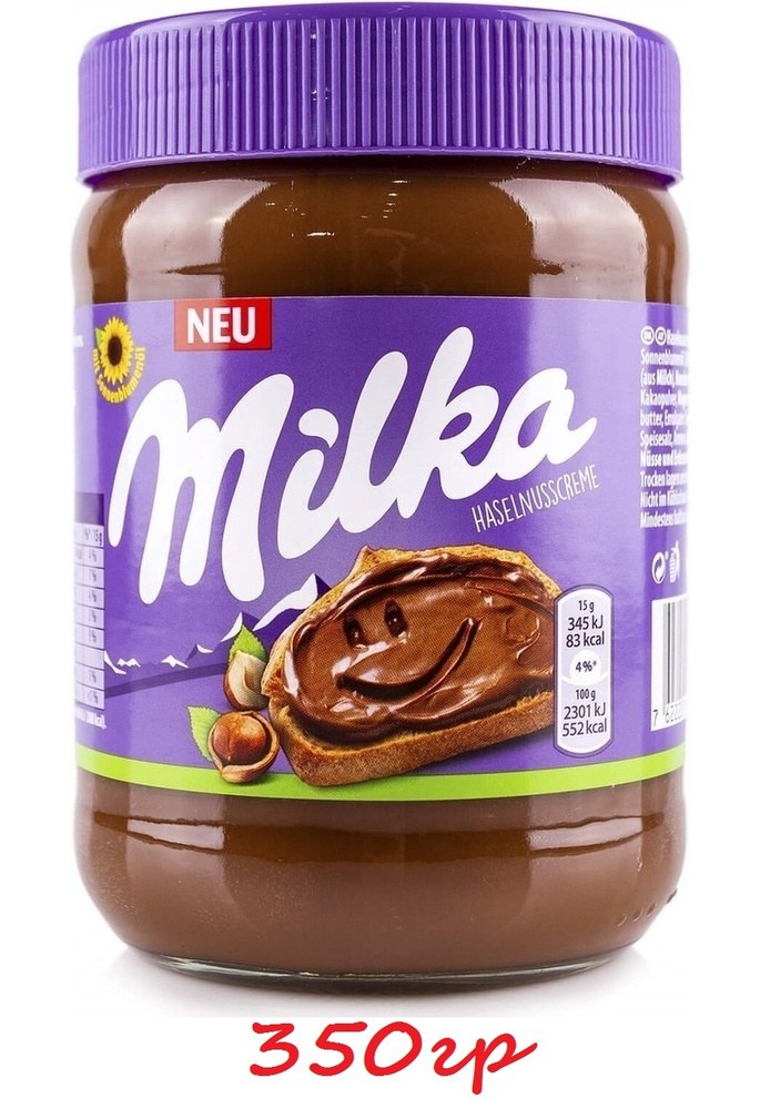 Milka Шоколадная паста 350 гр