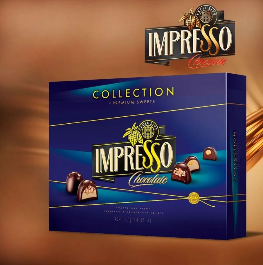 Impresso Подароч. шоко. конфеты в ассор. 424 гр