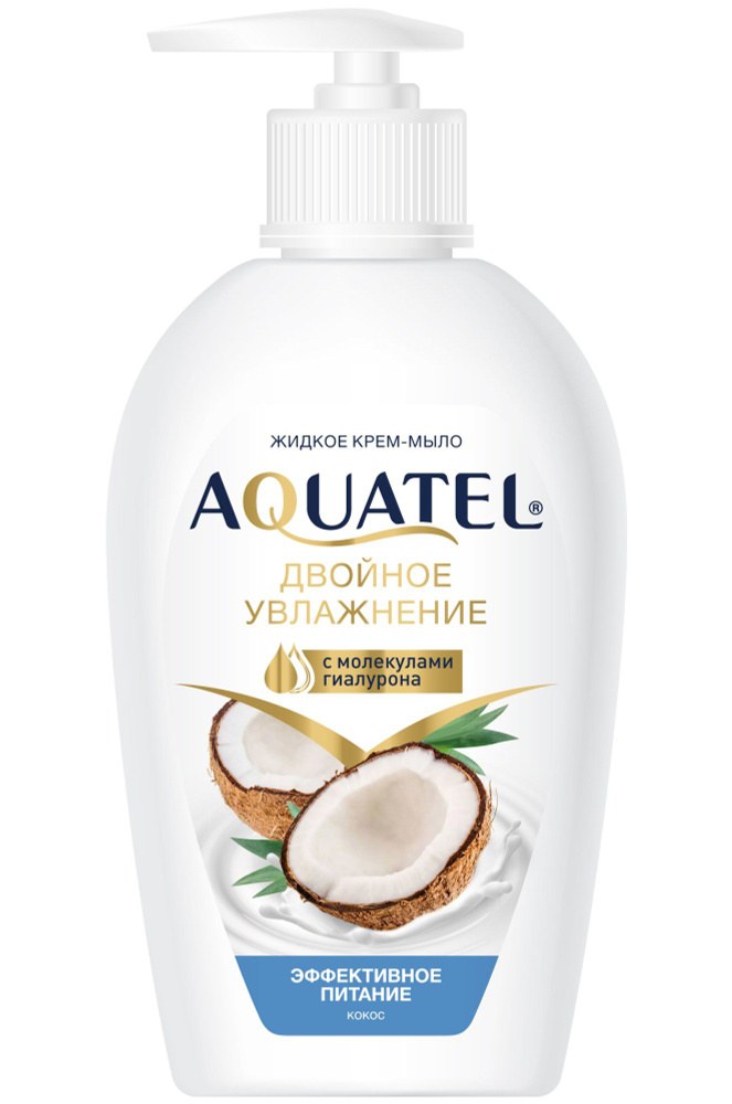 Aquatel Житкое крем-мыло в ассор. 280мл