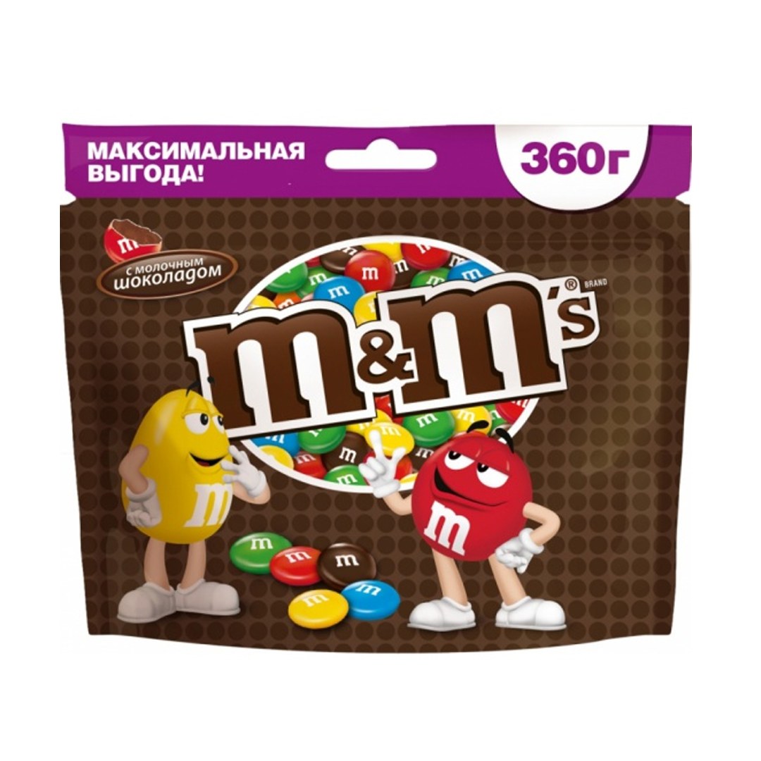 M&M's Шоко. конфеты 360 гр