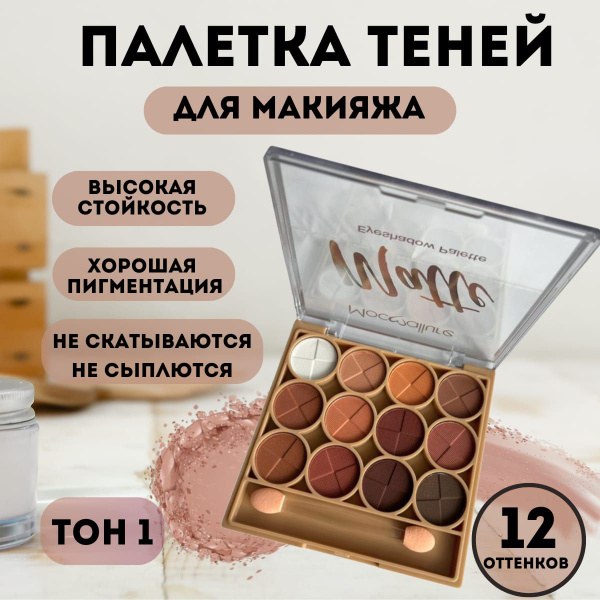 Matte Professional Тень 12цв
