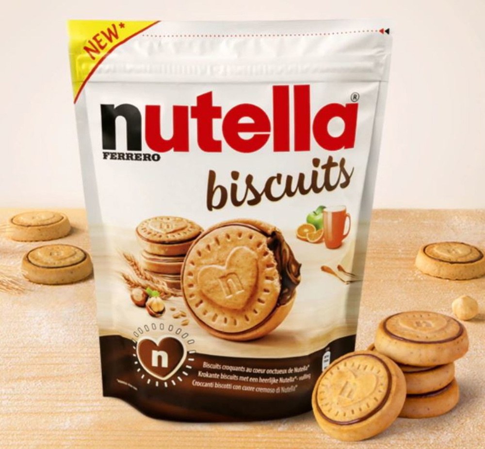 Бисквитное печенье Nutella biscuits 193 гр