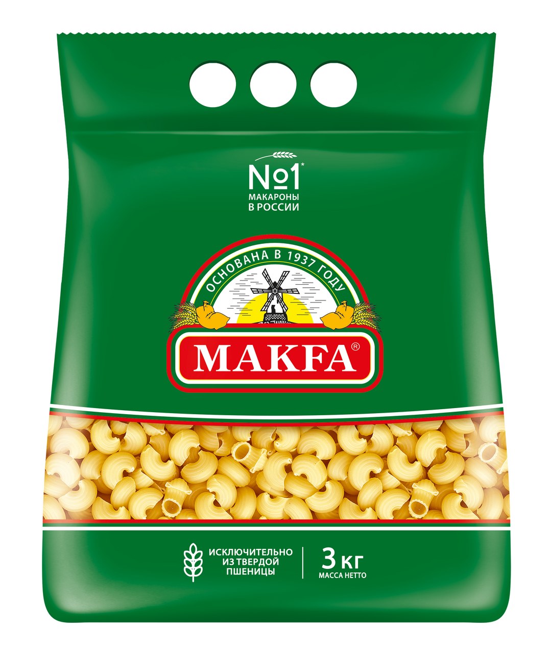 Makfa Макароны Улитки 3кг